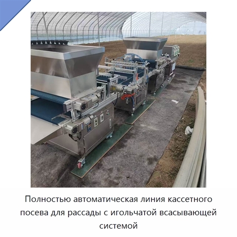 Полностью автоматическая линия кассетного посева для рассады с игольчатой всасывающей системой