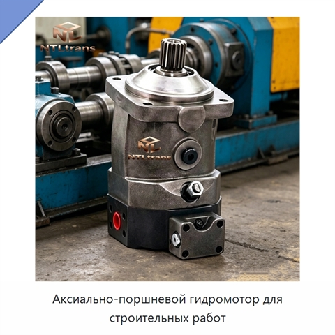 Аксиально-поршневой гидромотор для строительных работ