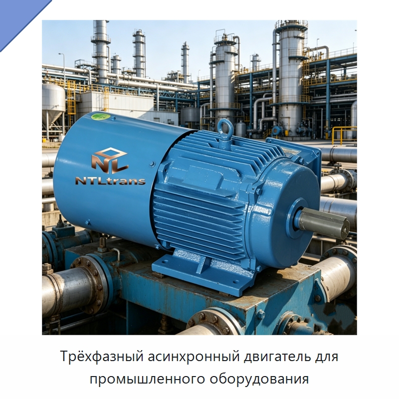 Трёхфазный асинхронный двигатель для промышленного оборудования — Электродвигатели переменного тока