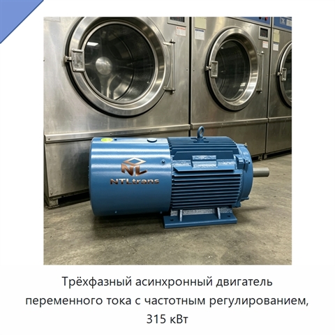 Трёхфазный асинхронный двигатель переменного тока с частотным регулированием, 315 кВт