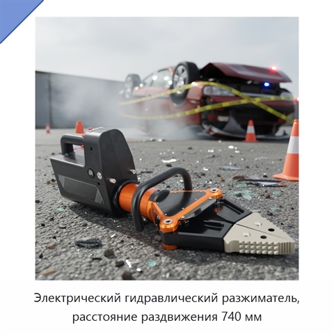 Электрический гидравлический разжиматель, расстояние раздвижения 740 мм