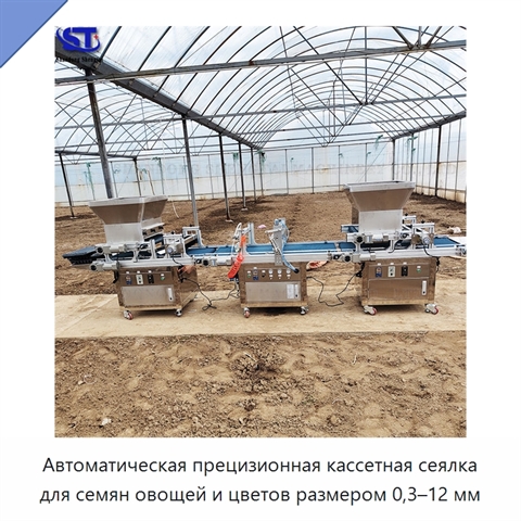 Автоматическая прецизионная кассетная сеялка для семян овощей и цветов размером 0,3–12 мм