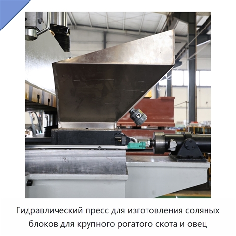 Гидравлический пресс для изготовления соляных блоков для крупного рогатого скота и овец