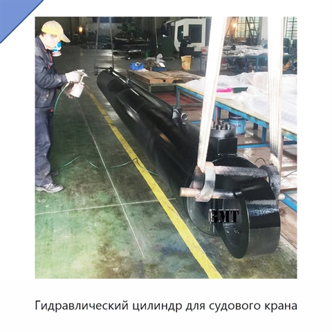 Гидравлический цилиндр для судового крана