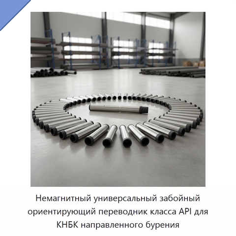 Немагнитный универсальный забойный ориентирующий переводник класса API для КНБК направленного бурения