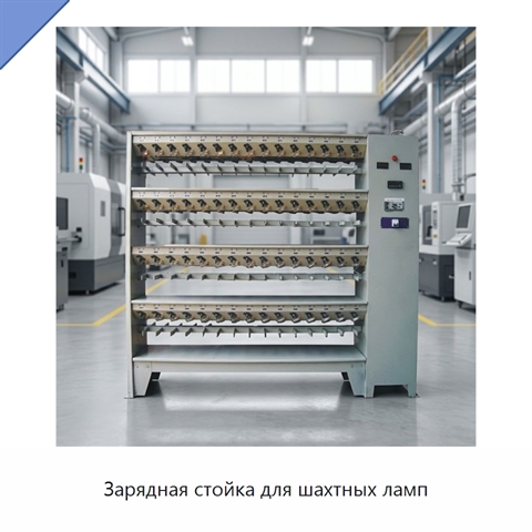 Зарядная стойка для шахтных ламп