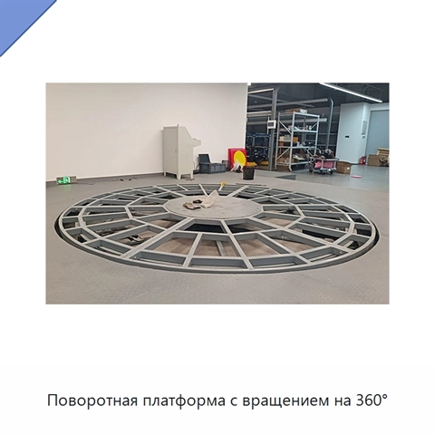 Поворотная платформа с вращением на 360°