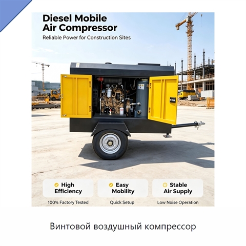 Винтовой воздушный компрессор