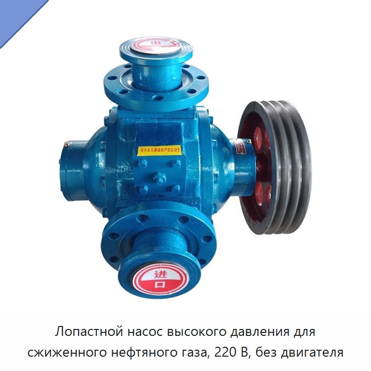 Лопастной насос высокого давления для сжиженного нефтяного газа, 220 В, без двигателя — Насосы