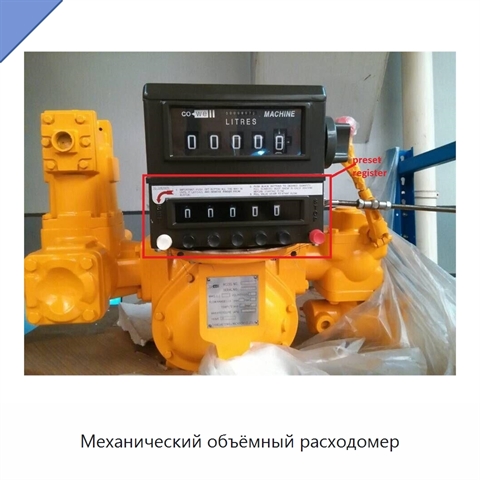 Механический объёмный расходомер