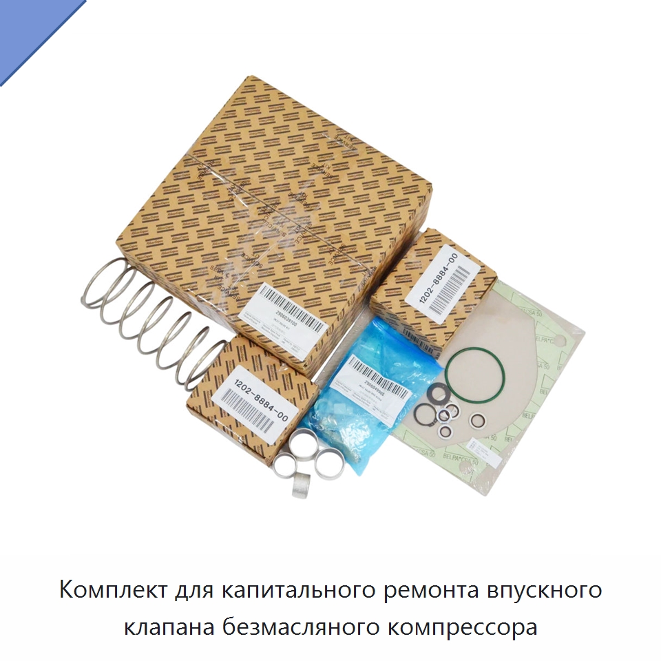 Комплект для капитального ремонта впускного клапана безмасляного компрессора — Запчасти для промышленных компрессоров