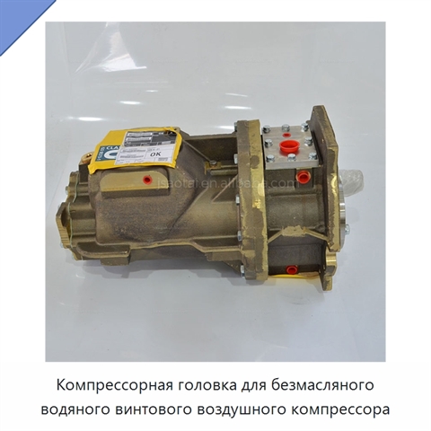 Компрессорная головка для безмасляного водяного винтового воздушного компрессора