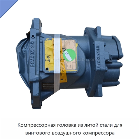 Компрессорная головка из литой стали для винтового воздушного компрессора