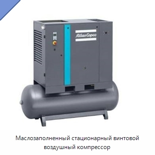 Маслозаполненный стационарный винтовой воздушный компрессор