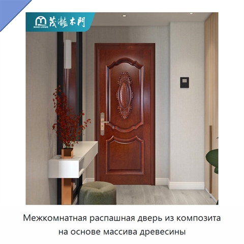 Межкомнатная распашная дверь из композита на основе массива древесины