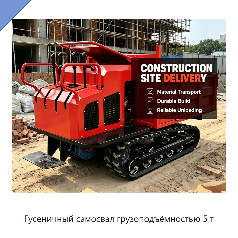 Гусеничный самосвал грузоподъёмностью 5 т — Комплектующие для подъемно-транспортного оборудования