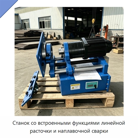 Станок со встроенными функциями линейной расточки и наплавочной сварки