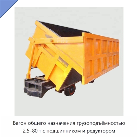 Вагон общего назначения грузоподъёмностью 2,5–80 т с подшипником и редуктором