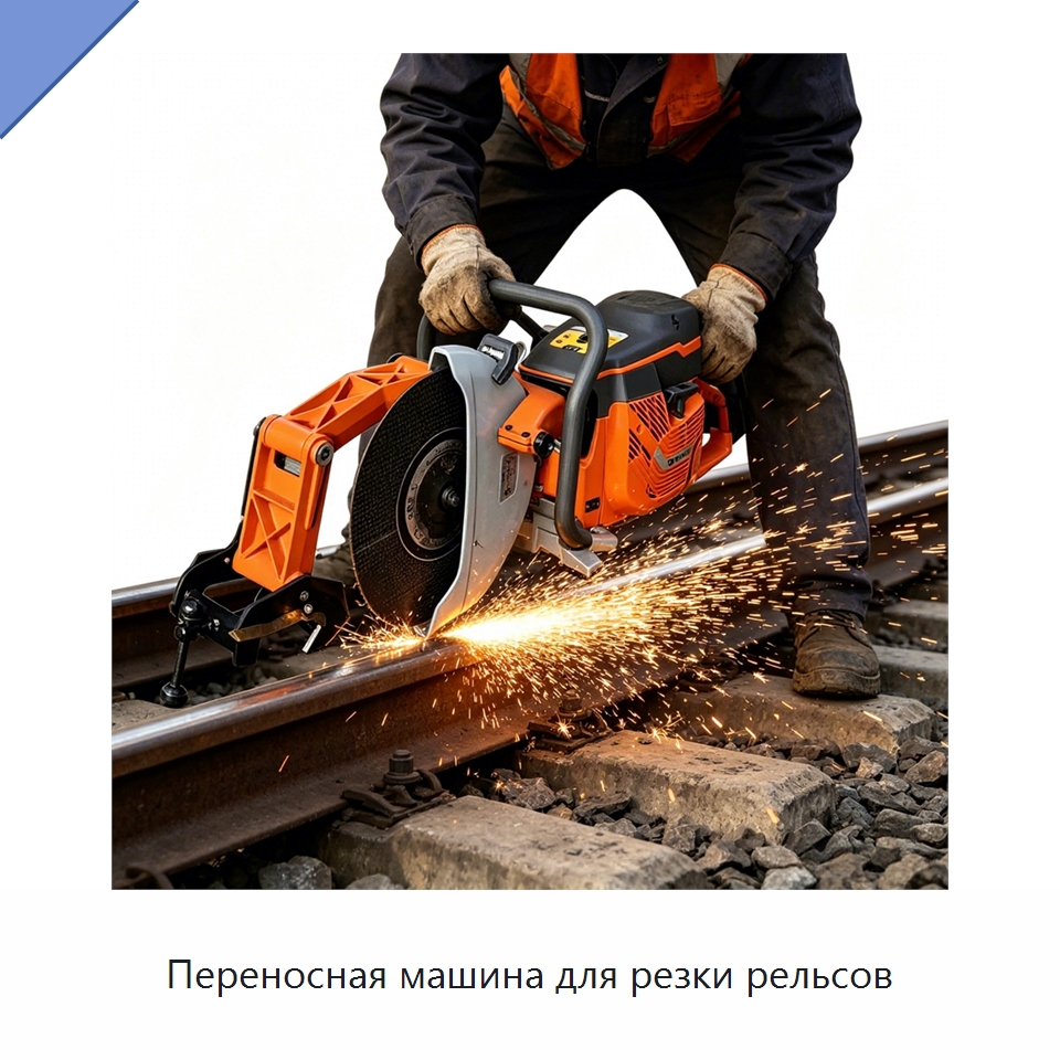 Переносная машина для резки рельсов — Электропилы