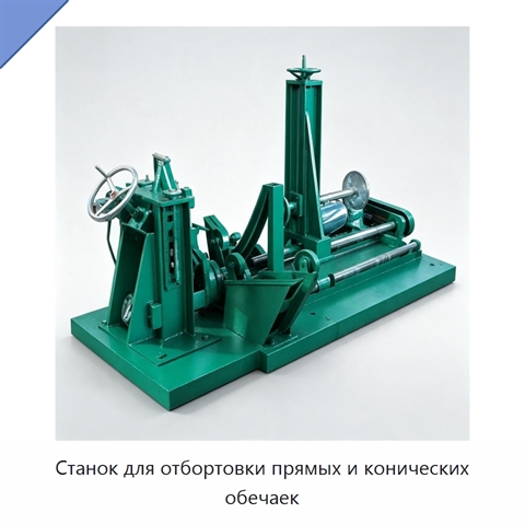 Станок для отбортовки прямых и конических обечаек