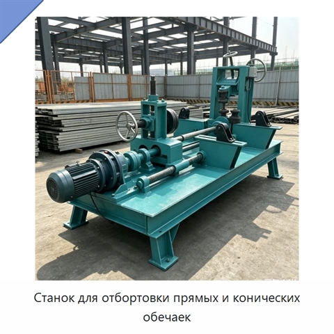Станок для отбортовки прямых и конических обечаек