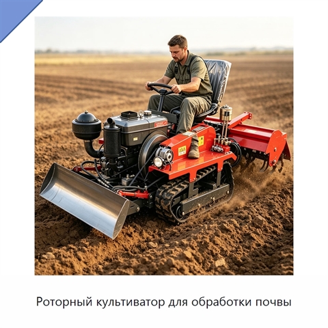 Роторный культиватор для обработки почвы