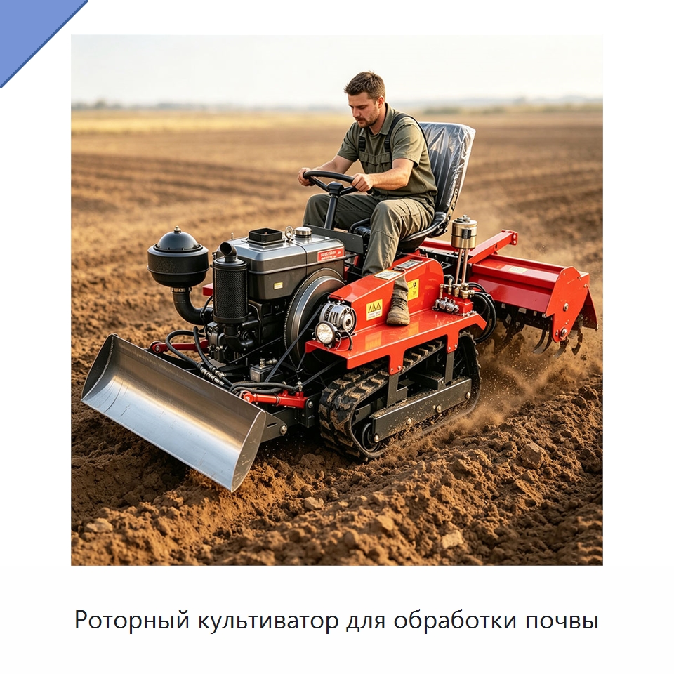 Роторный культиватор для обработки почвы — Культиваторы и почвофрезы