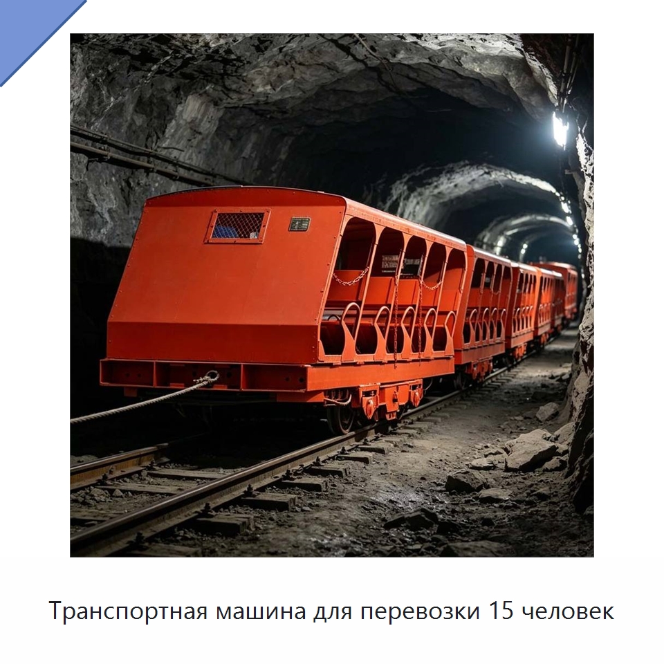 Транспортная машина для перевозки 15 человек — Горнодобывающее оборудование