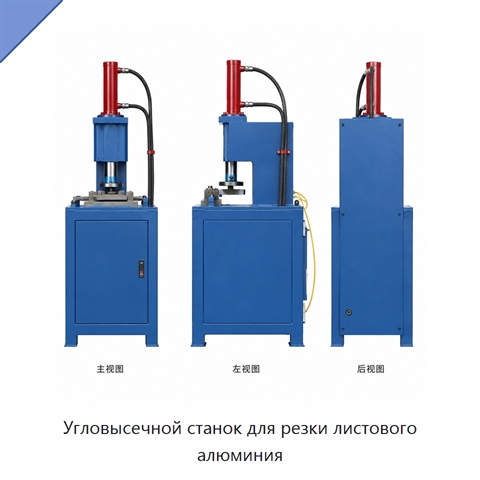Угловысечной станок для резки листового алюминия