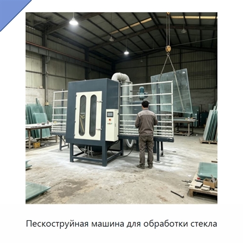 Пескоструйная машина для обработки стекла