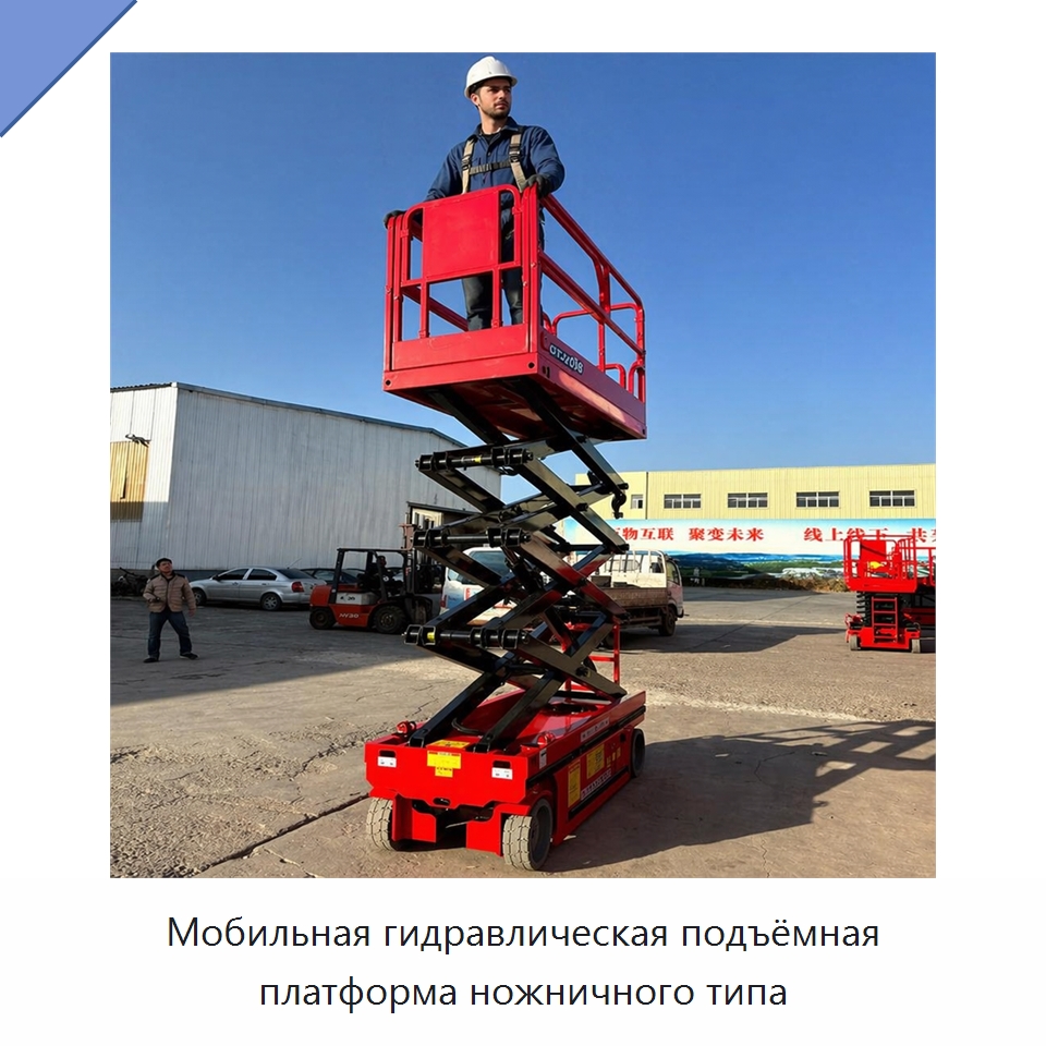 Мобильная гидравлическая подъёмная платформа ножничного типа — Подъемные столы