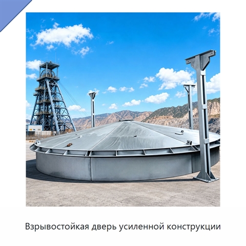 Взрывостойкая дверь усиленной конструкции