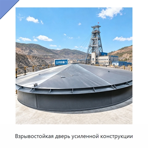 Взрывостойкая дверь усиленной конструкции