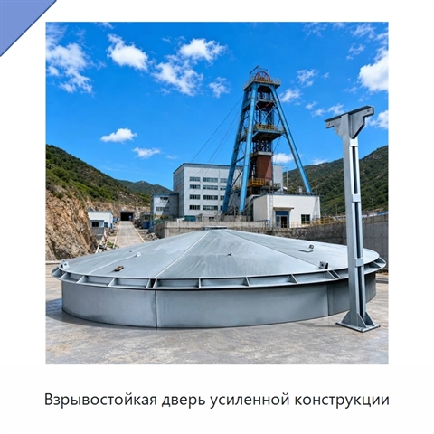 Взрывостойкая дверь усиленной конструкции
