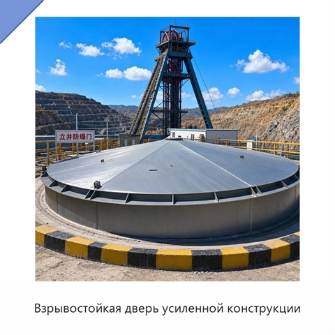 Взрывостойкая дверь усиленной конструкции