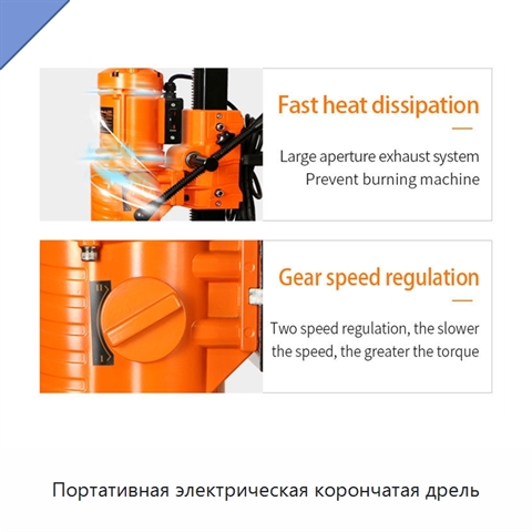 Портативная электрическая корончатая дрель