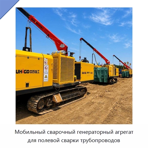 Мобильный сварочный генераторный агрегат для полевой сварки трубопроводов