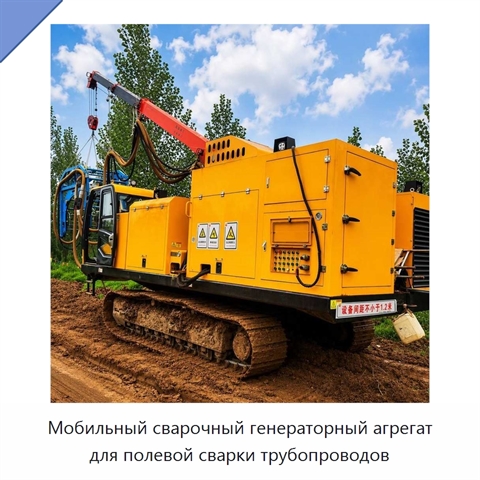 Мобильный сварочный генераторный агрегат для полевой сварки трубопроводов