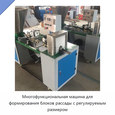 Многофункциональная машина для формирования блоков рассады с регулируемым размером