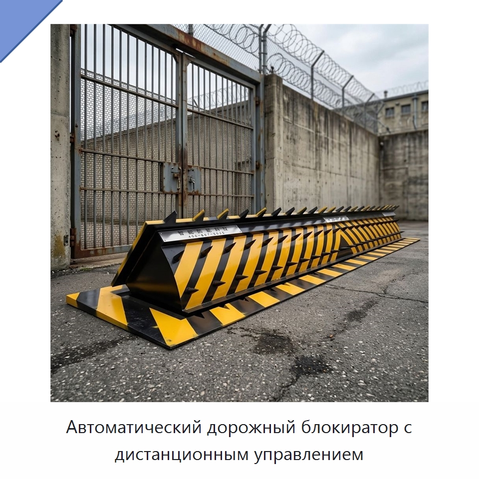 Автоматический дорожный блокиратор с дистанционным управлением — Дорожные барьеры