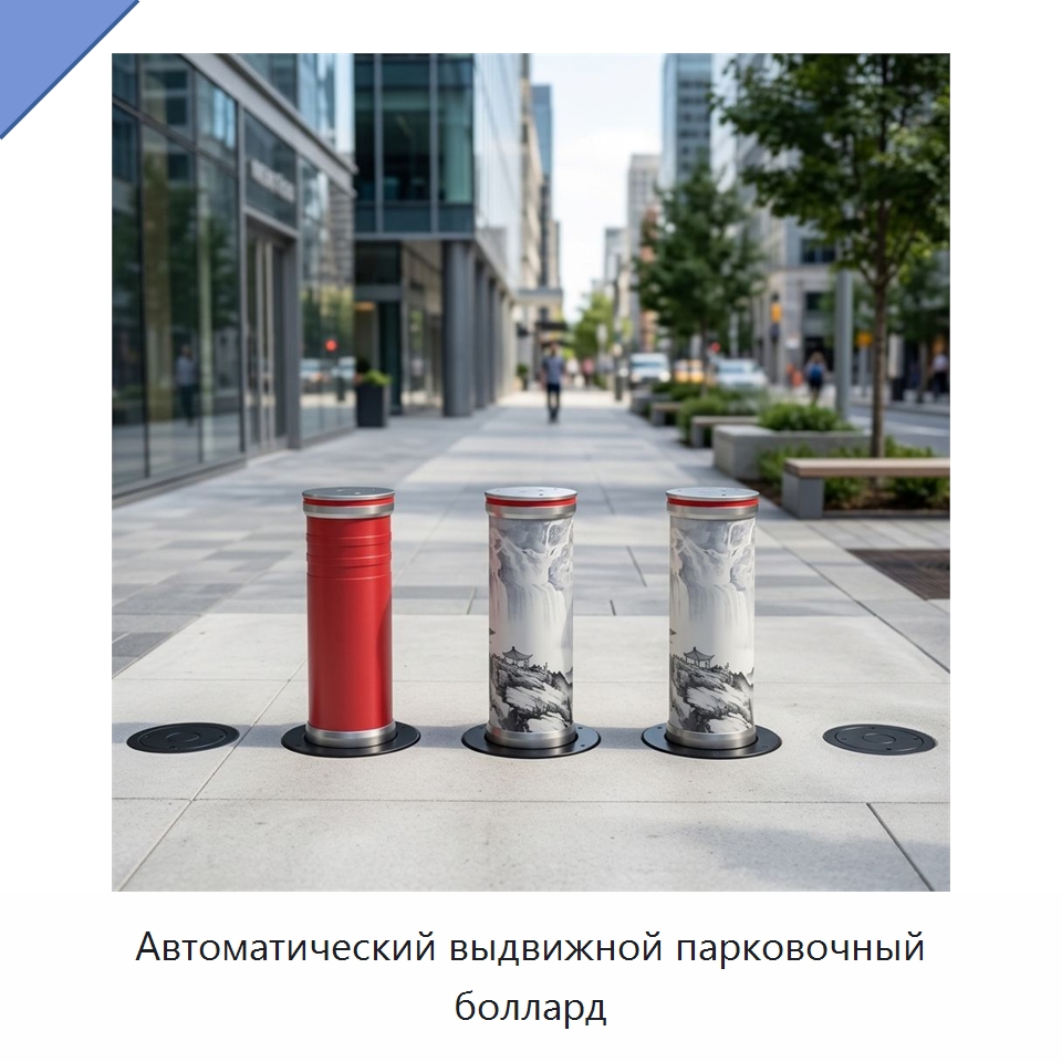Автоматический выдвижной парковочный боллард — Дорожные барьеры