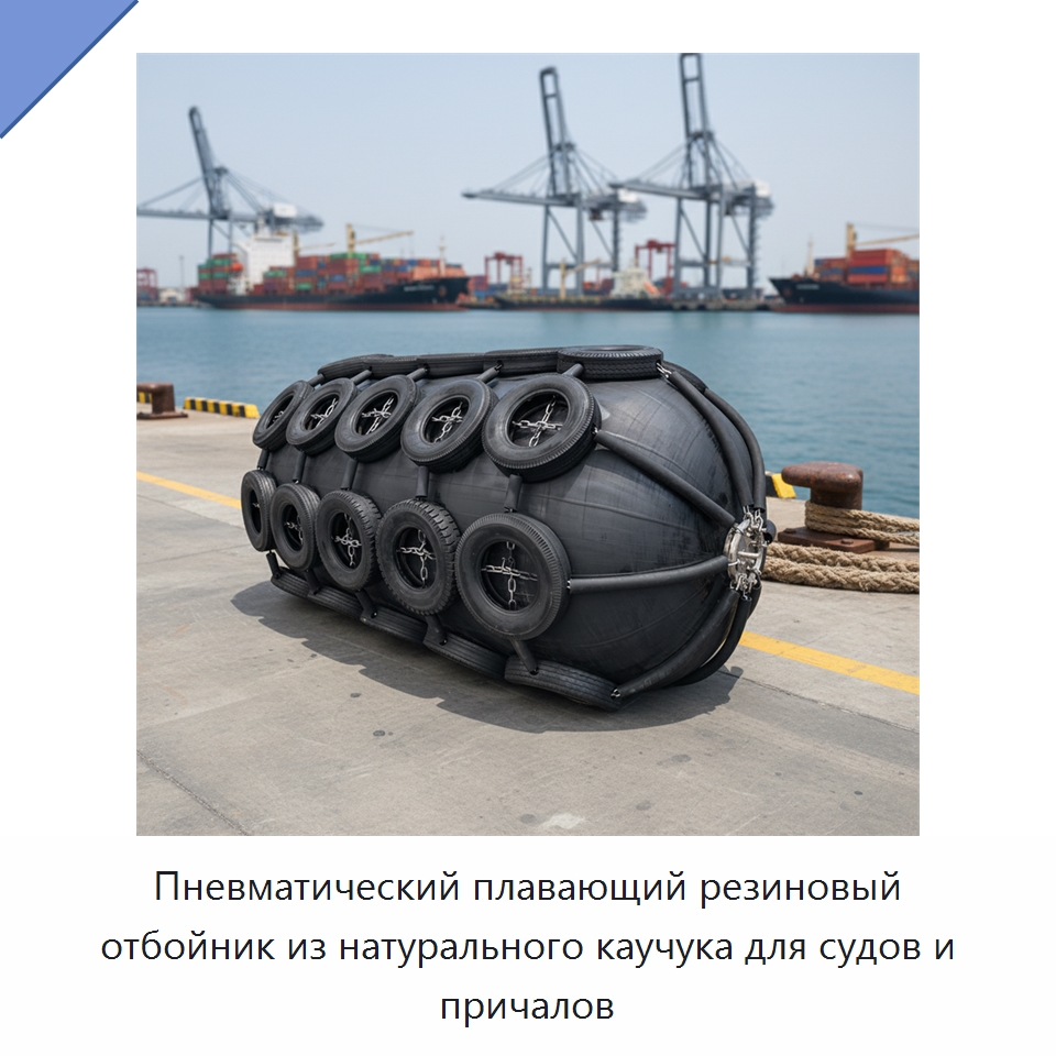 Пневматический плавающий резиновый отбойник из натурального каучука для судов и причалов — Плавучие причалы и буи