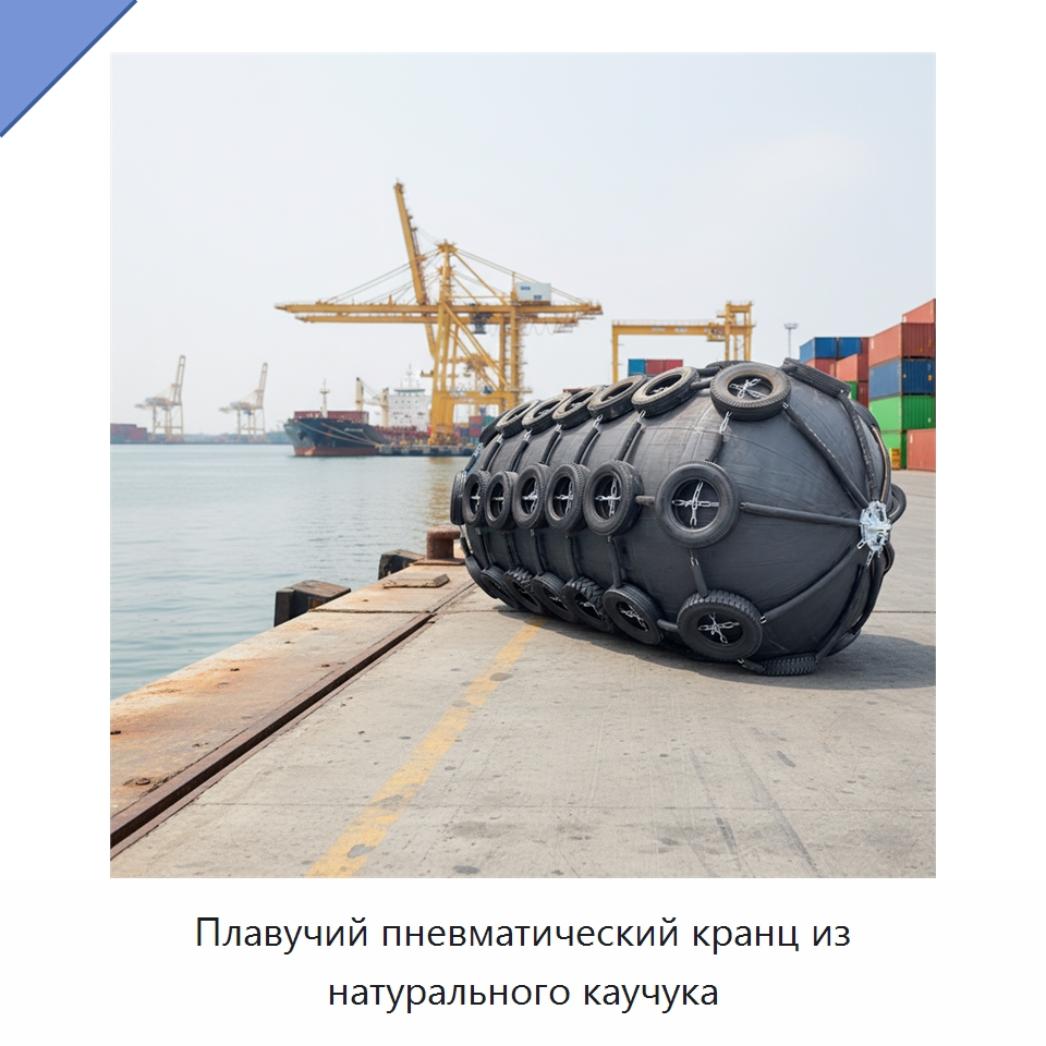 Плавучий пневматический кранц из натурального каучука — Плавучие причалы и буи