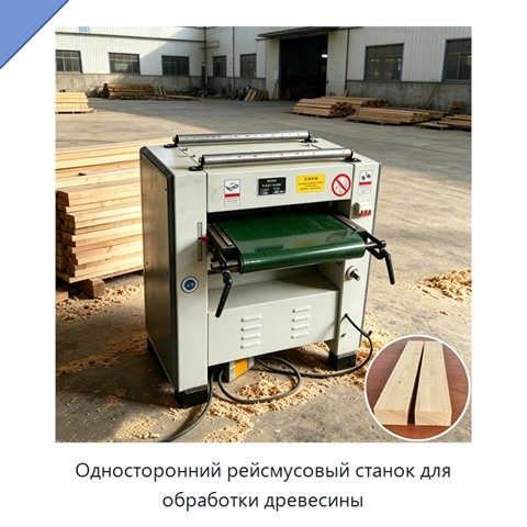 Односторонний рейсмусовый станок для обработки древесины