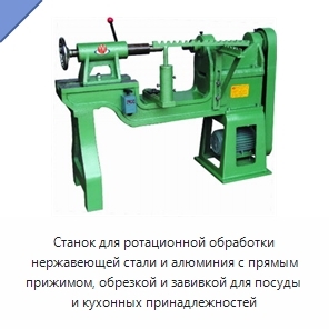 Станок для ротационной обработки нержавеющей стали и алюминия с прямым прижимом, обрезкой и завивкой для посуды и кухонных принадлежностей