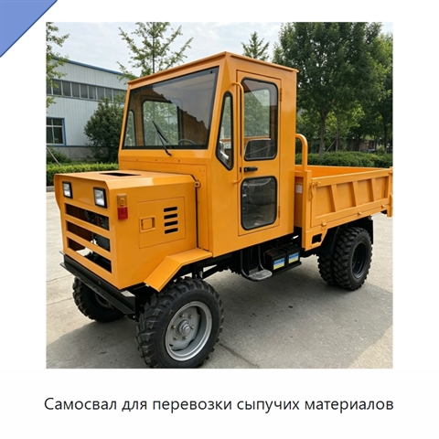 Самосвал для перевозки сыпучих материалов