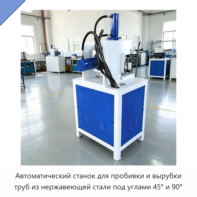 Автоматический станок для пробивки и вырубки труб из нержавеющей стали под углами 45° и 90° — Пробивные станки