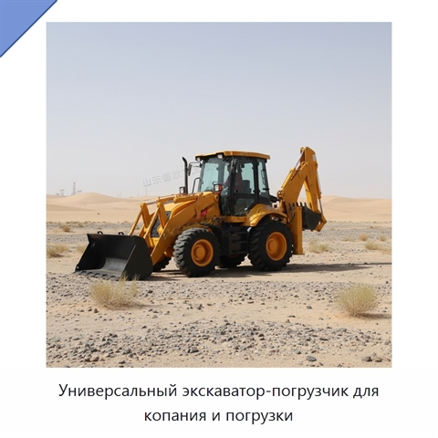 Универсальный экскаватор-погрузчик для копания и погрузки