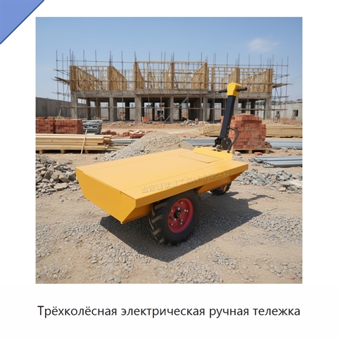 Трёхколёсная электрическая ручная тележка