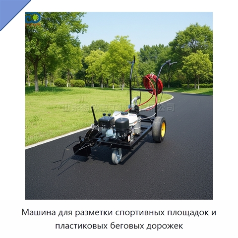 Машина для разметки спортивных площадок и пластиковых беговых дорожек